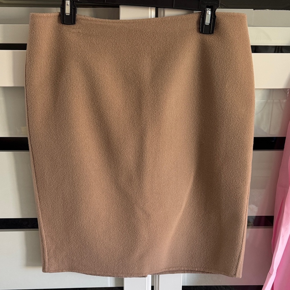 Talbots Classic Camel Pencil Skirt 10 petite